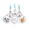 324ct Dog Birthday Party Stickers for Hershey's Kisses Kid's Favors, Party Supplies - DIY - Candy Not Included - By Just Candy